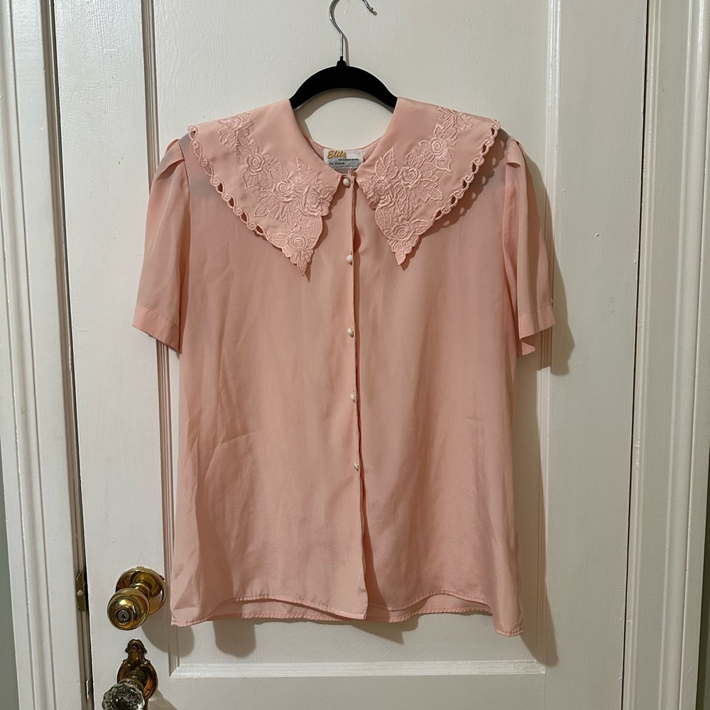 Pink Collar Blouse (80s)